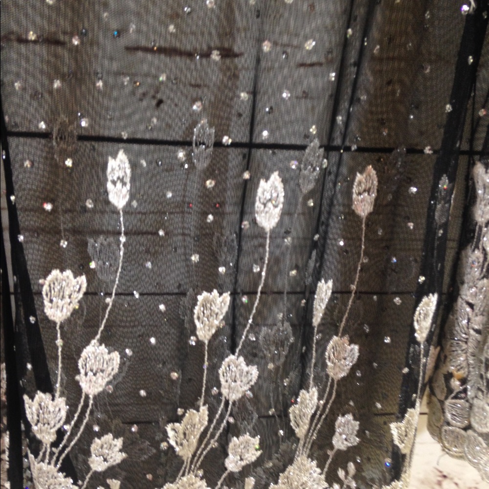 SOLD ~ Super Sheer Sparkly Cover Top Size Medium - Picture 2 of 8